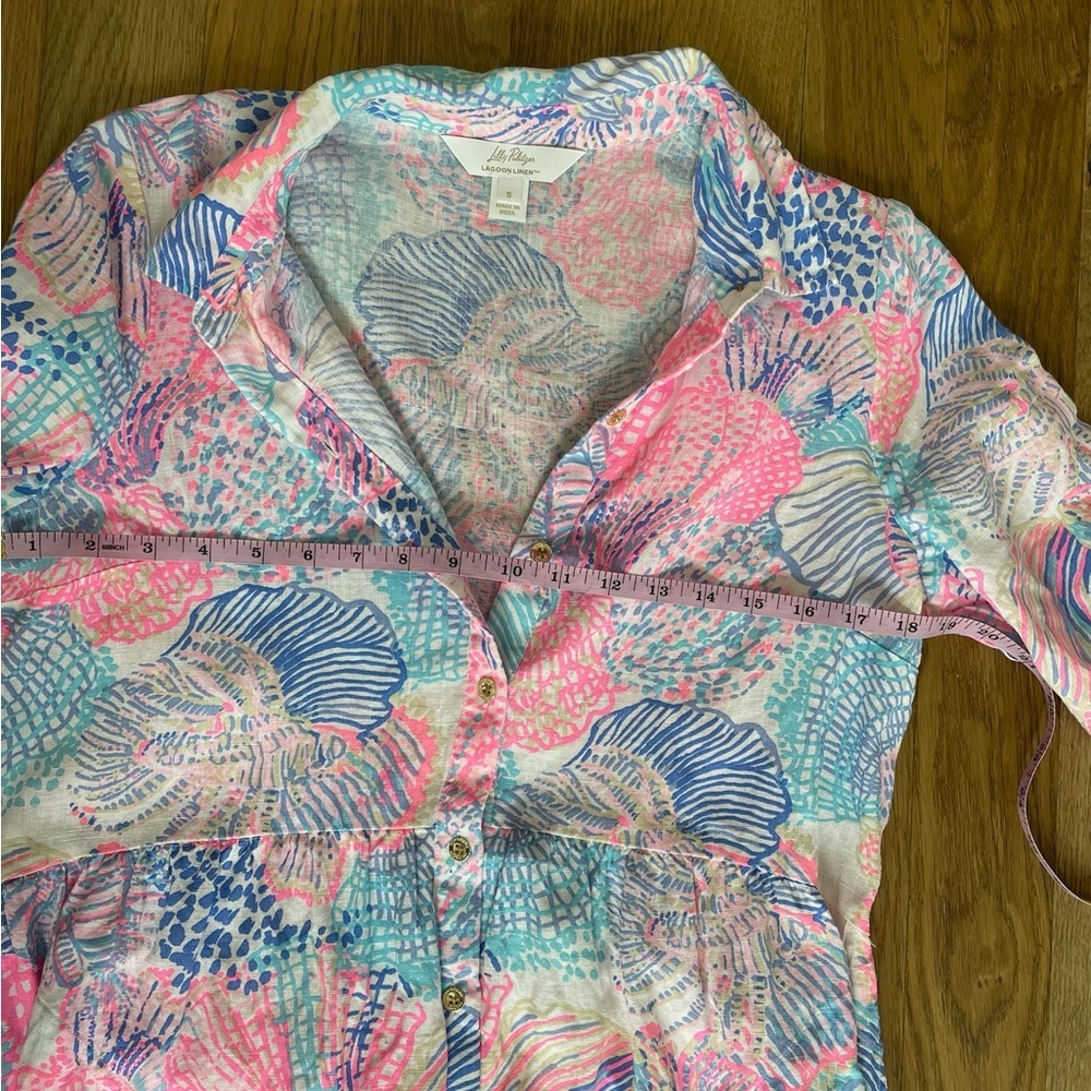 Lilly Pulitzer Shaela Button-up Dress, “Roar of the Seas” Print, Size small - Picture 13 of 16